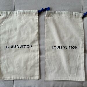 Louis Vuitton Drawstring Dust Bags Set of Two (2) – Authentic 9” x 15”
